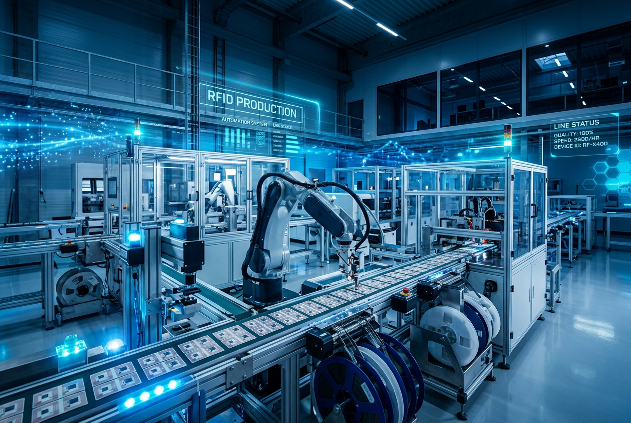 Large-Scale RFID Tag Manufacturing Base